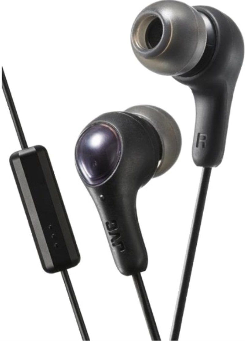 JVC Auricolari in-ear JVC Gumy Plus FX7M con cavo e microfono nero